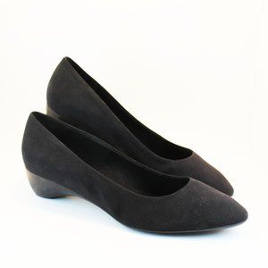 Ferragamo Black Cloth Shoes